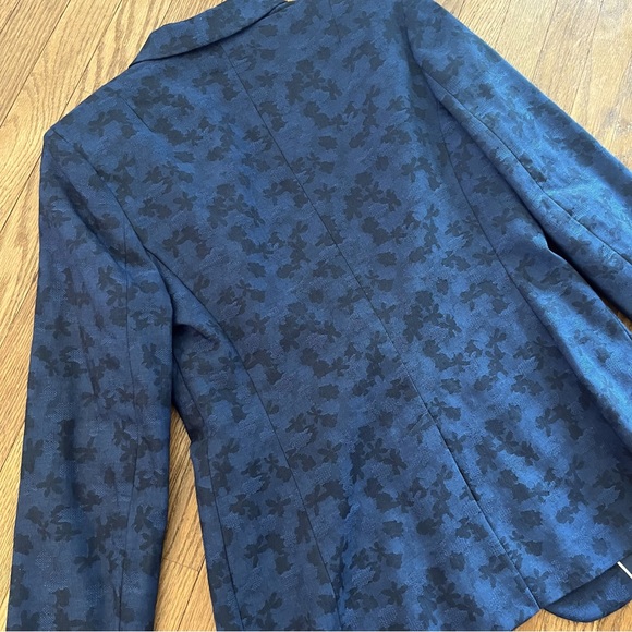 Banana Republic Wool/Cotton Blend Notch Collar Jacket/Blazer Single Button Size6 - Picture 6 of 7